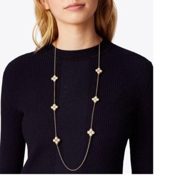 Brand New. Tory Burch Necklace - Picture 1 of 6